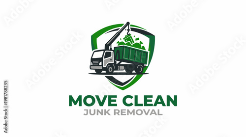 This dynamic image depicts a large junk removal truck on the job, emphasizing the importance of decluttering and cleaning spaces in a modern urban environment.
