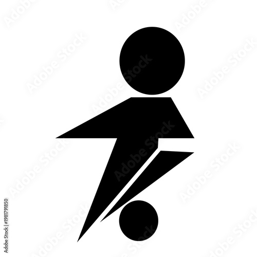 illustration of someone playing ball