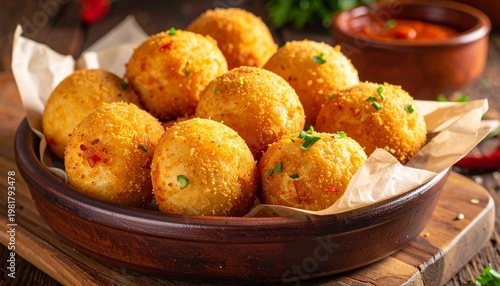 Brazilian street food Acarajé