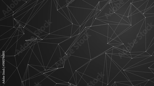 Animated background of lines and dots