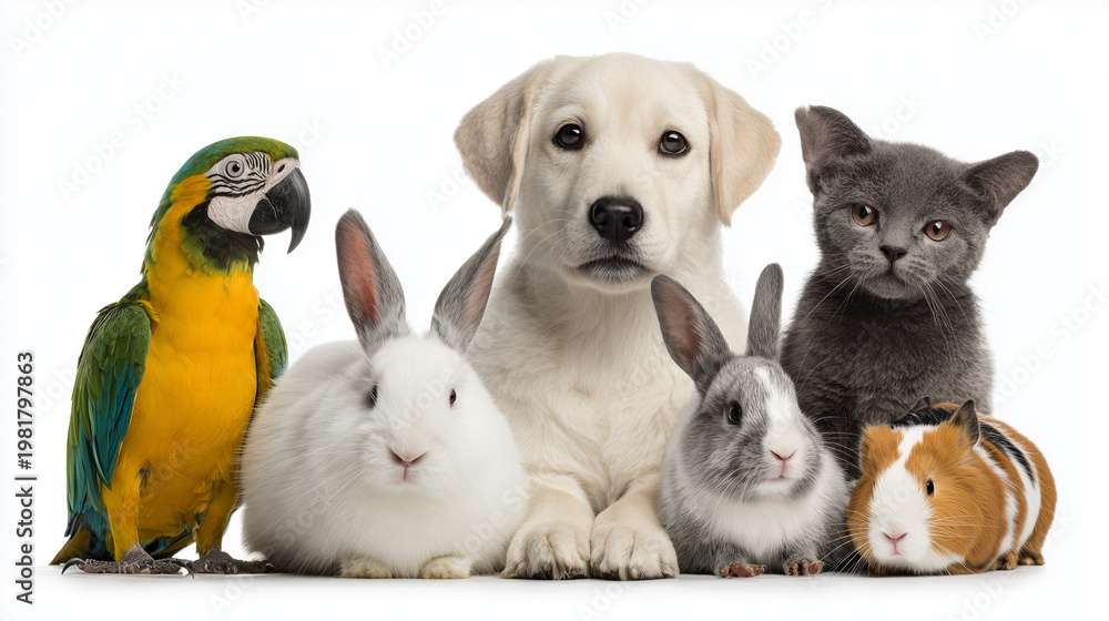 Fototapeta premium group of cats
