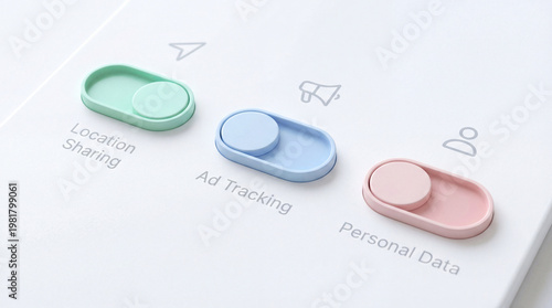 Control your digital privacy with simple toggles