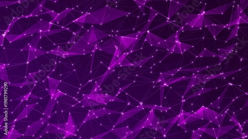 Animated background of lines and dots