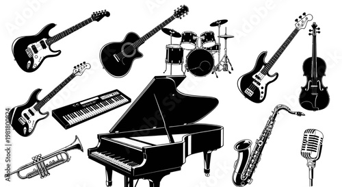 Professional Musical Instruments Collection for Band and Orchestra