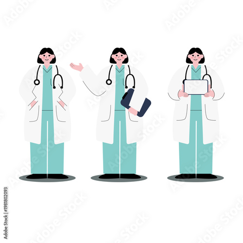 illustration physician set
3