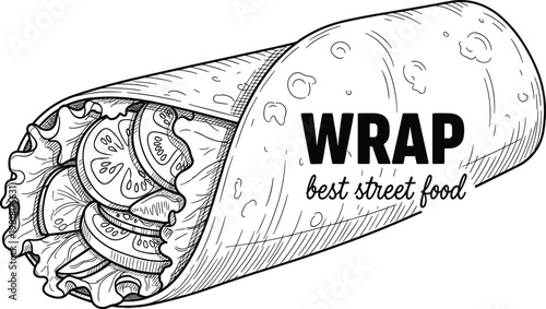 Vector Illustration of Fresh Green Collard Greens Leaves, Healthy Raw Kale Vegetable with Detailed Veins Isolated on Black Background for Vegan,