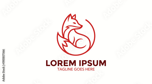 A minimalist fox design conveys cleverness and creativity, making it an ideal logo for creative businesses, with elegant lines representing agility and innovation.