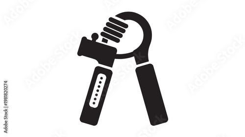 Black Handheld Grip Strengthener