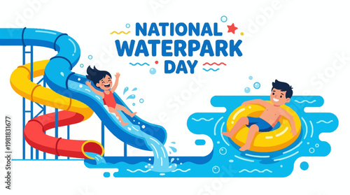 Celebrate National Waterpark Day with Fun and Laughter on Water Slides and Lazy Rivers