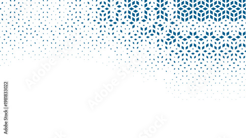 Abstract Geometric Triangles Pattern. Hipster Fashion Design Print Triangle Pattern. Hexagon Effect Background. Monochrome Pattern. Halftone Circle distress Triangular Grid. 