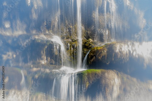CASCADA DE LA BALSA. CERCA DE LA POBLACIÓN DE VALDEMORO DE LA SIERRA. PROVINCIA DE CUENCA, CASTILLA LA MANCHA. ESPAÑA