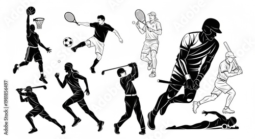 silhouettes of girls