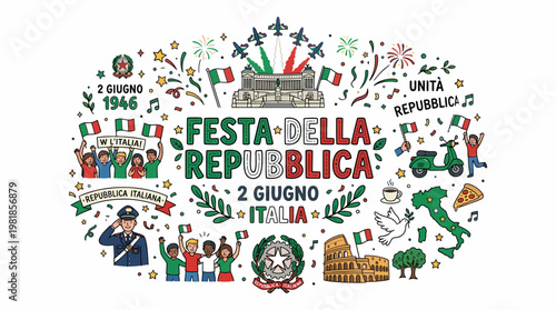 Festa della Repubblica Italia - June 2nd National Day
