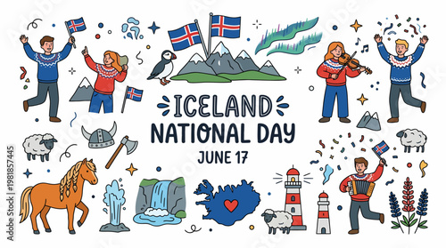 Iceland National Day Celebration June 17