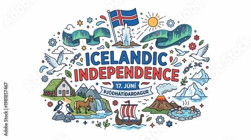 Icelandic Independence Day Celebration - Culture and Nature