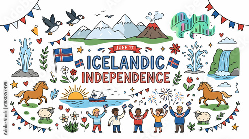 Icelandic Independence Day Celebration