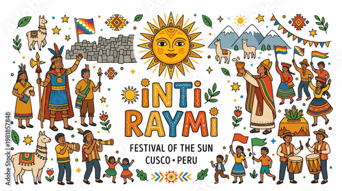 Inti Raymi Festival Cusco Peru Sun Celebration Ancient Inca