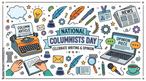 National Columnists Day Celebrate Writing & Opinion