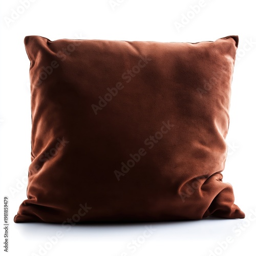 Soft brown cushion, a cozy home essential