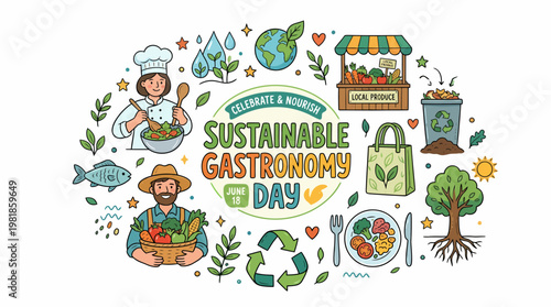 Sustainable Gastronomy Day Healthy Food Ecosystem