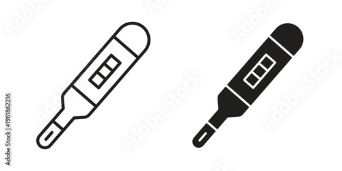 Pregnancy test icon and symbol. Vector icon editable set