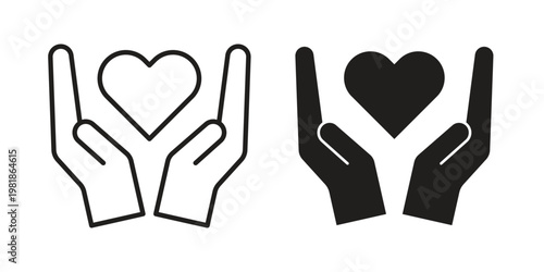 Selfcare icon and symbol. Vector icon editable set