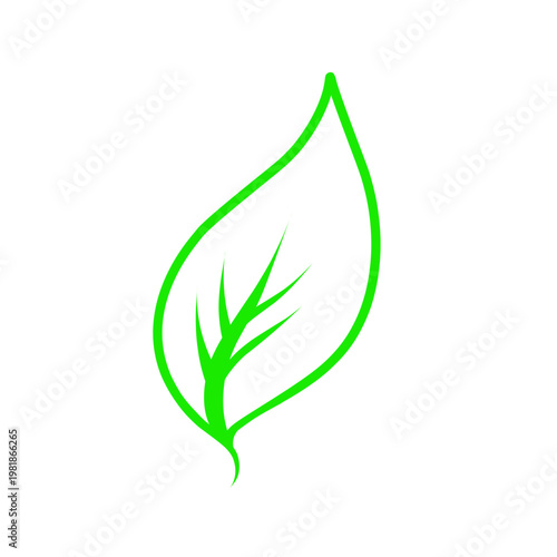 Green leaf icon