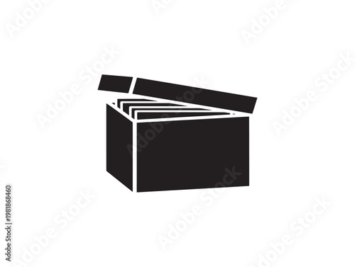 open vintage film reel with movie strip vector illustration