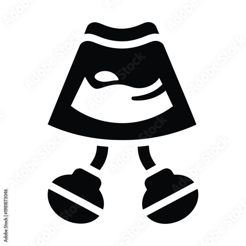 Medical ultrasound icon vector, black and white sonography machine symbol, diagnostic imaging equipment for pregnancy and healthcare, obstetric sonogram screen with transducers