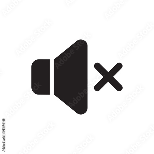 Audio Speaker Mute Disabled Icon