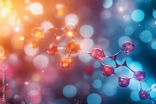 Glowing molecular composition of immune system