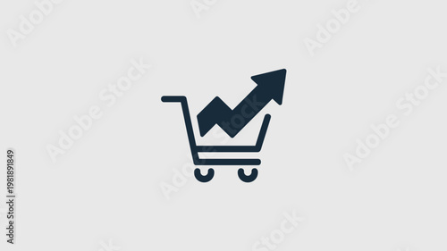 Retail shopping cart for sales growth – Suitable for marketplace expansion, shopping apps, or business metrics.