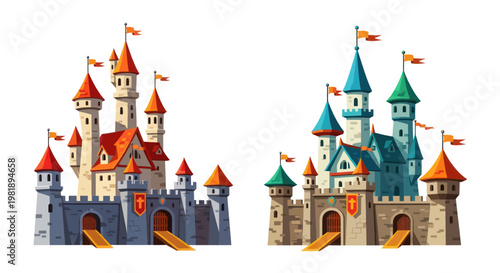 Fantasy Castles, Medieval Fortress, Fairytale Kingdom, Royal Palace, Historic Architecture