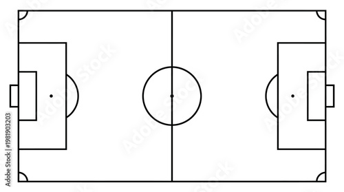 Soccer Field: A classic soccer field, the stage for countless matches and moments of sporting glory, awaiting the next kickoff.