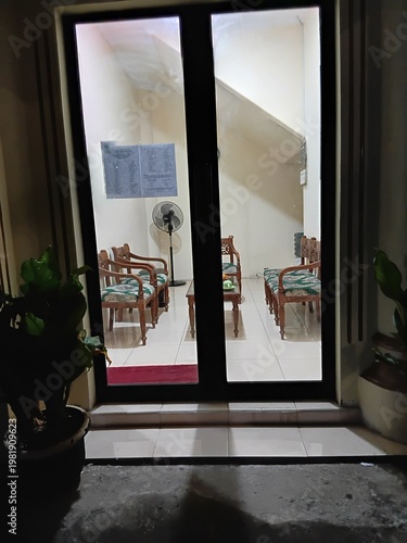 view of the living room from the front