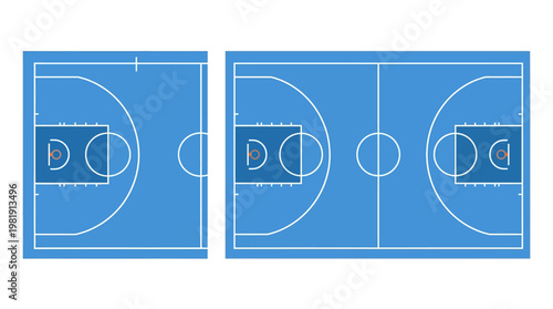 Simple vector illustration of a green football field with strategy markings, goal areas, and team play layout on a stadium-style pitch design