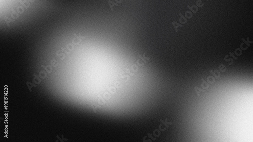 Фотография Monochrome abstract metallic dark background with noise, texture abstract banner