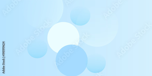 Modern geometric background gradient soft light blue bokeh for Graphic Business background hitech technology abstract