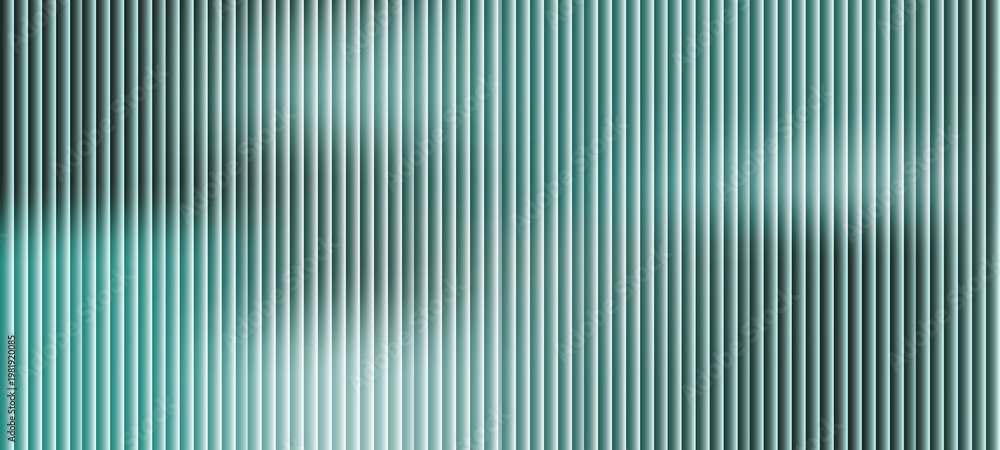 Obraz premium Teal striped glass textured striped background