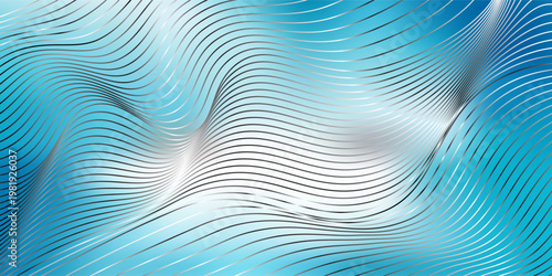 Light Sky Blue Stripes Abstract Background Vector Illustration Modern Minimalist Design Template