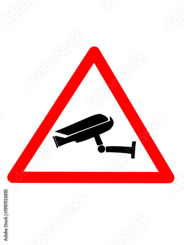 security camera sign