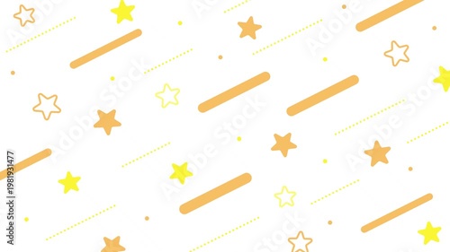 cute, pop background with pastel-colored stars