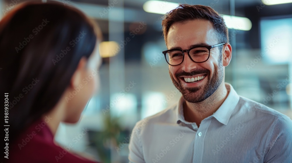 Obraz premium Business conversation