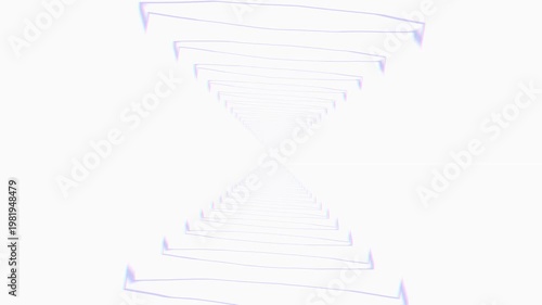 Abstract linear geometric pattern footage showing perspective vanishing points in minimalist tunnel design creating unique endless perspective effect