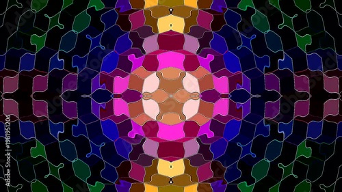 Wallpaper Mural Modern graphic background with circular patterns and dynamic digital elements. Torontodigital.ca