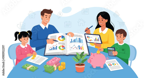 Family Financial Planning: Parents Teaching Kids About Budgeting and Saving Money