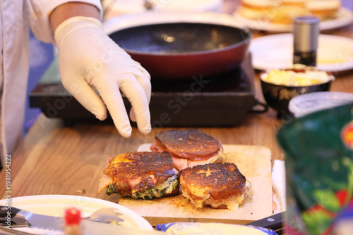 Toasted Sandwich on Board
