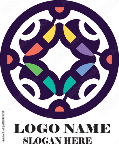 Celtic knot ornament vector illustration decorative symbol design