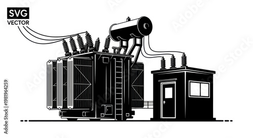 Electricity Transformer Station, Power Grid Equipment, Industrial Energy Supply