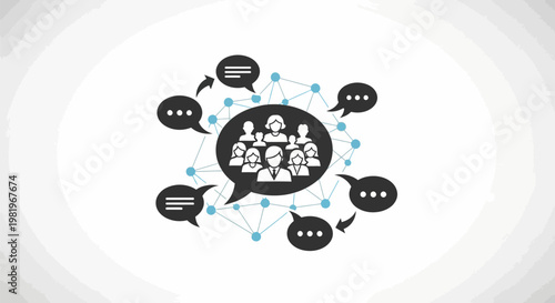 People Communication Teamwork Collaboration Concept.